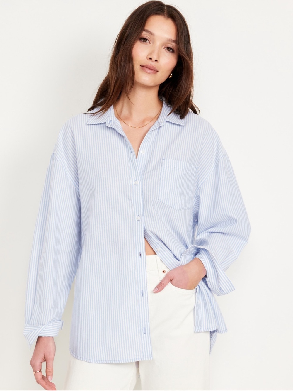 Old Navy Oversized Boyfriend Button Up Shirt Bundle